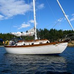 Gretel on mooring ball