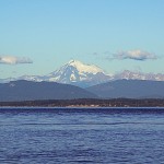 Mt. Baker from anchorage